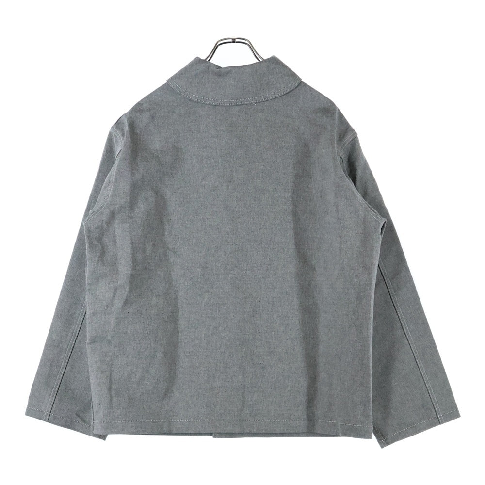 Maison Margiela 1(メゾンマルジェラ) 24AW ショールカラーピーチスキンジャケット グレー S67AM0080