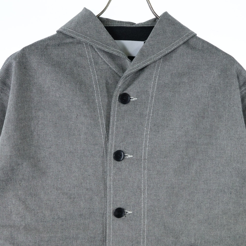 Maison Margiela 1(メゾンマルジェラ) 24AW ショールカラーピーチスキンジャケット グレー S67AM0080
