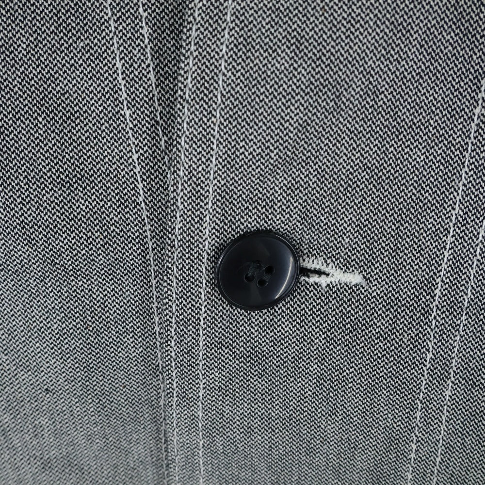 Maison Margiela 1(メゾンマルジェラ) 24AW ショールカラーピーチスキンジャケット グレー S67AM0080