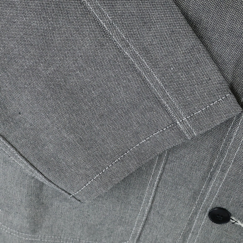 Maison Margiela 1(メゾンマルジェラ) 24AW ショールカラーピーチスキンジャケット グレー S67AM0080