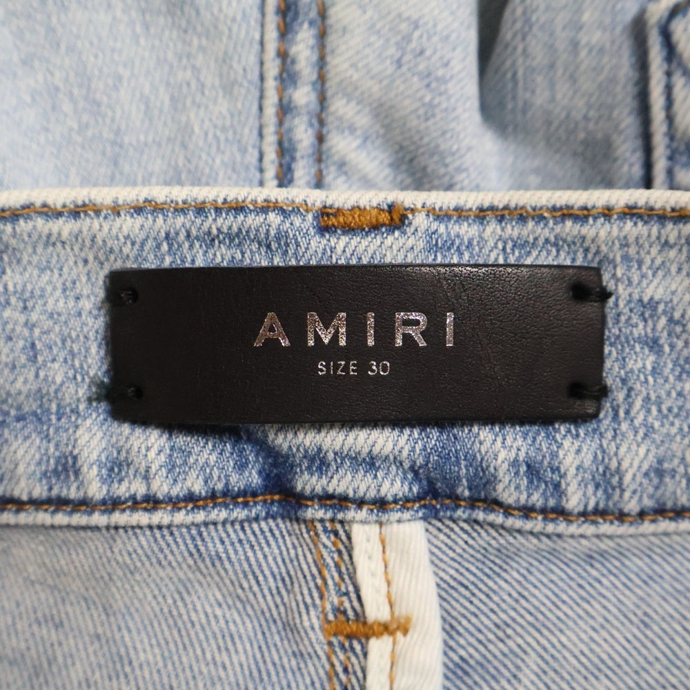 AMIRI(アミリ) ×PLAYBOY MAGAZINE JEANS スキ二ーデニムパンツ マガジン ジーンズ ブラック