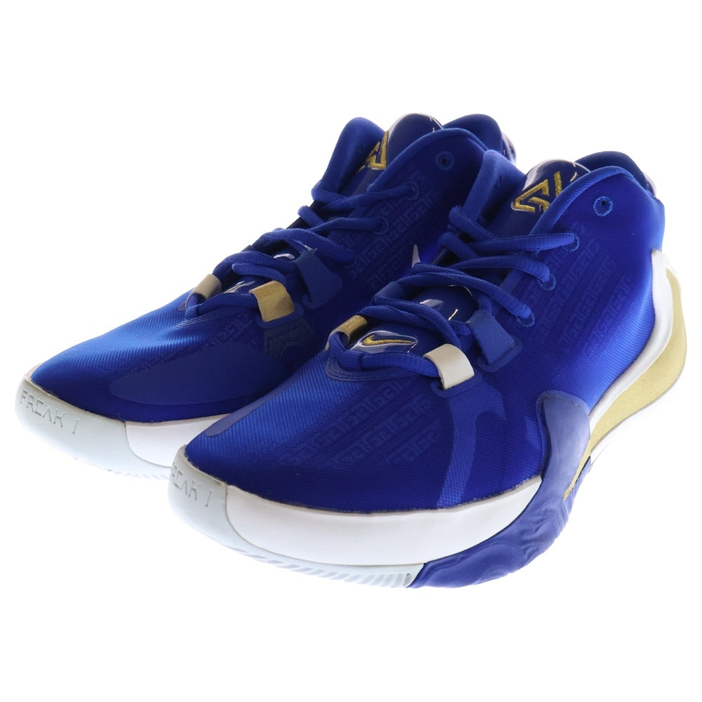 NIKE(ナイキ) ZOOM FREAK 1 BQ5422-400 ズームフリーク1 バスケットボール シューズ ブルー US9/27cm