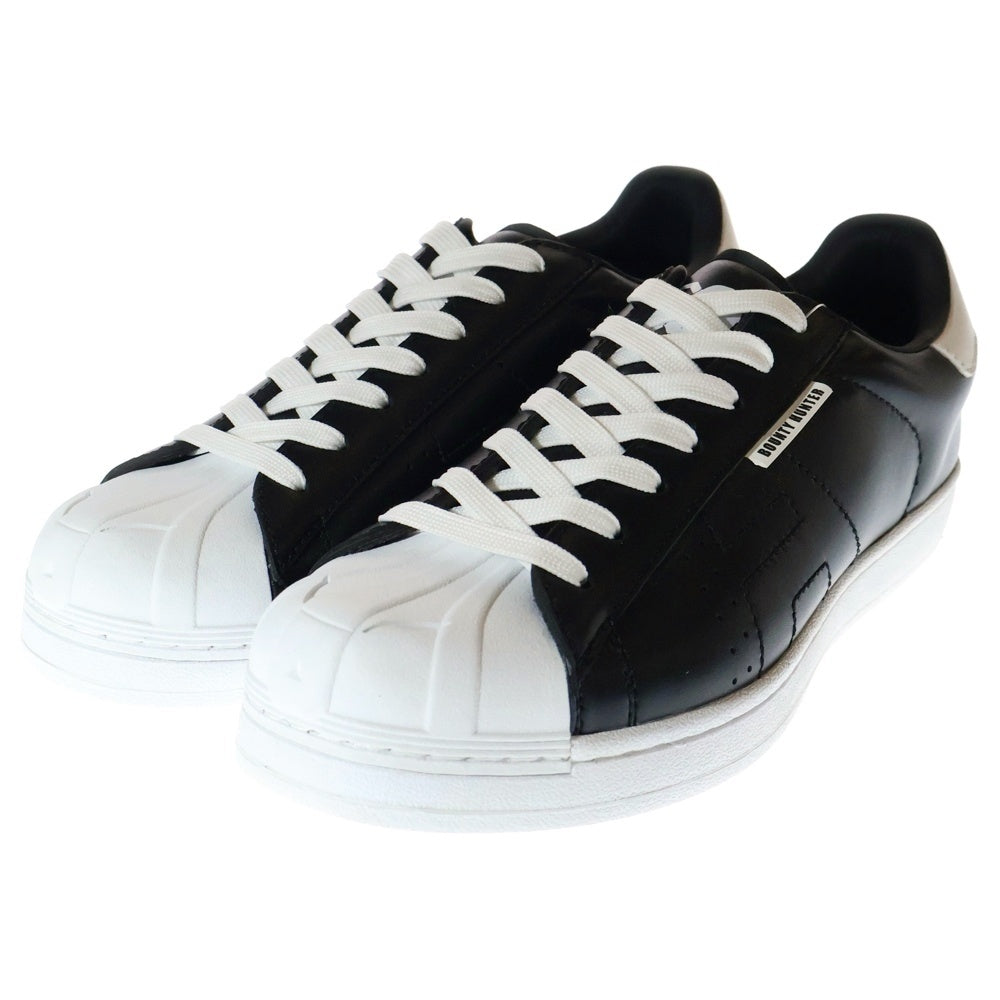 A BATHING APE(アベイシングエイプ) XBOUNTY HUNTER SKULL SHOES 1K73191918 バウンティハンター スカルシューズ ローカットスニーカー ブラック/ホワイト US8/26cm