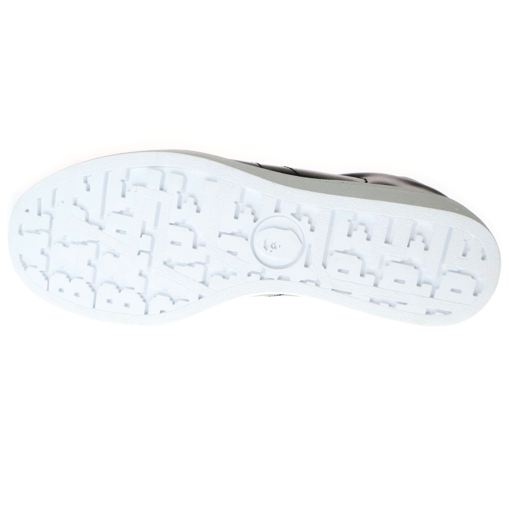 A BATHING APE(アベイシングエイプ) XBOUNTY HUNTER SKULL SHOES 1K73191918 バウンティハンター スカルシューズ ローカットスニーカー ブラック/ホワイト US8/26cm