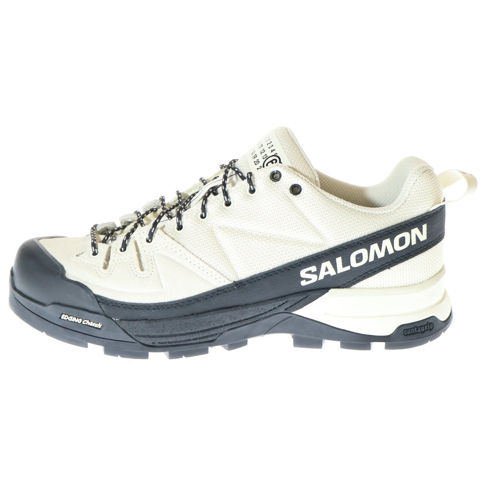 SALOMON(サロモン) ×MM6 X-ALP Vanilla Ice Black Almond Milk 475362 エムエムシックス ローカットスニーカー ホワイト/ブラック US8/26cm