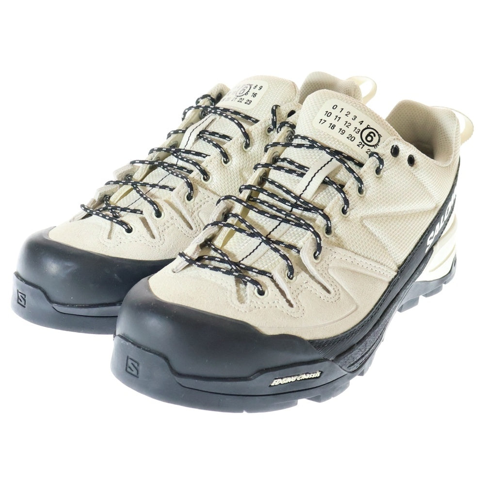 SALOMON(サロモン) ×MM6 X-ALP Vanilla Ice Black Almond Milk 475362 エムエムシックス ローカットスニーカー ホワイト/ブラック US8/26cm
