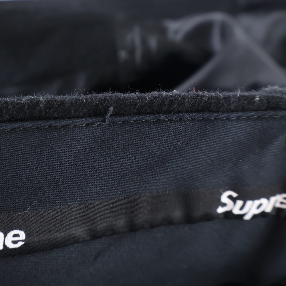 SUPREME(シュプリーム) 24AW×Loro Piana Brushed Wool Suit ロロピアーナ ブラッシュド ウールスーツセット ブラック