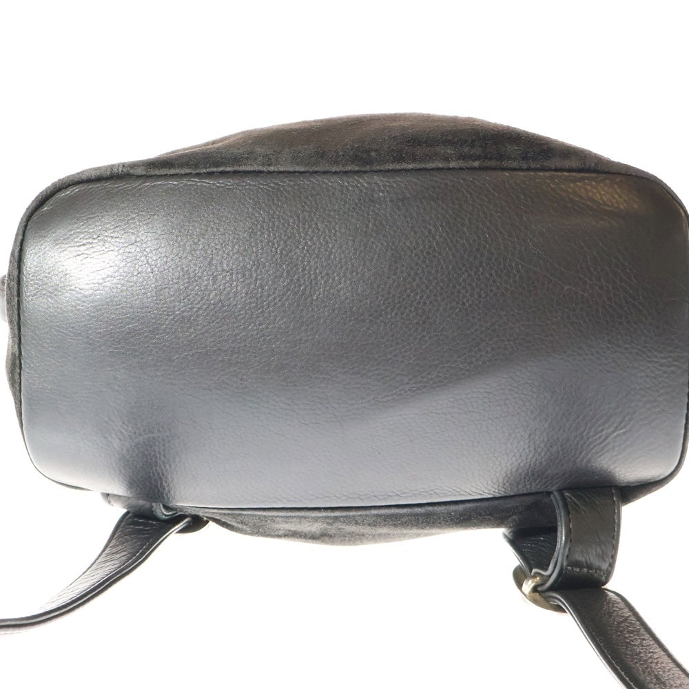 CHROME HEARTS(クロムハーツ) IGGY SML イギー スモール ダガー ヌバックレザー バックパック リュック ブラック