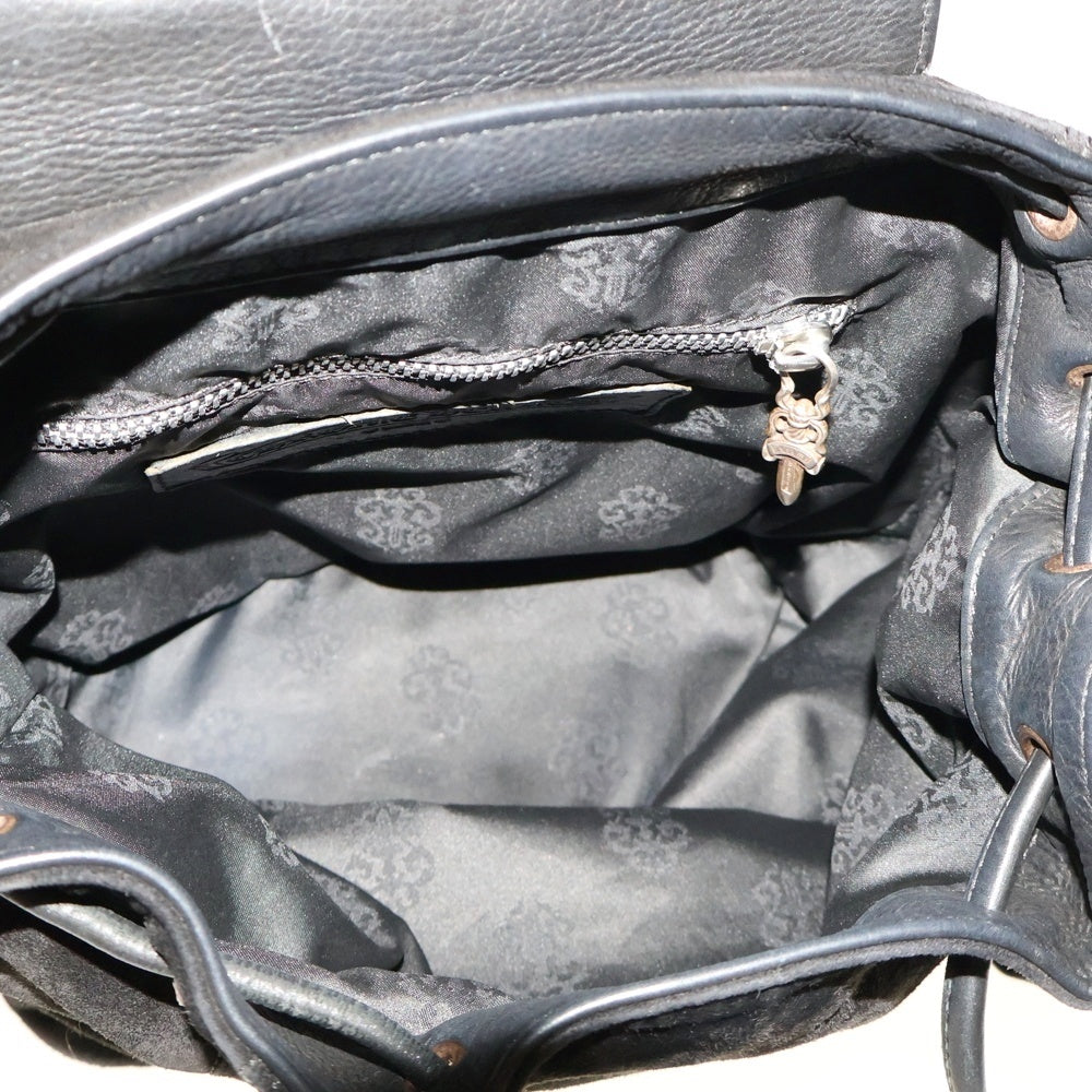 CHROME HEARTS(クロムハーツ) IGGY SML イギー スモール ダガー ヌバックレザー バックパック リュック ブラック