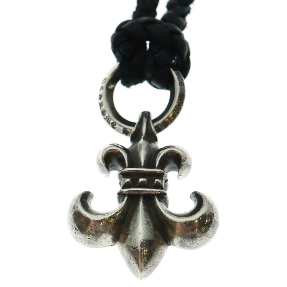 CHROME HEARTS(クロムハーツ) BS FLUER BSフレアペンダント シルバー ネックレストップ レザーブレイド シルバー