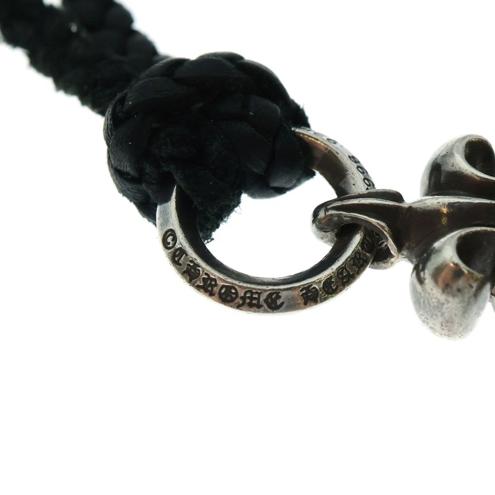 CHROME HEARTS(クロムハーツ) BS FLUER BSフレアペンダント シルバー ネックレストップ レザーブレイド シルバー