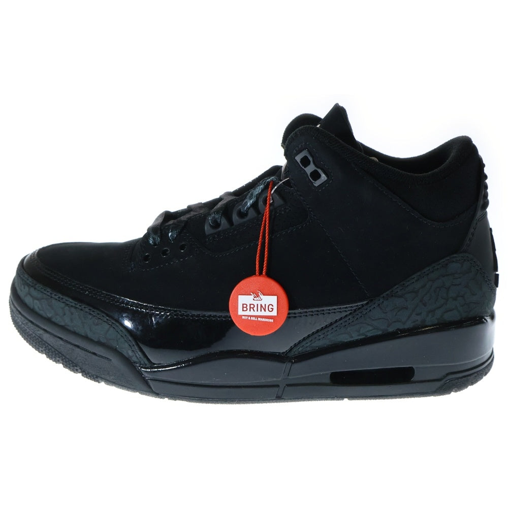NIKE(ナイキ) AIR JORDAN 3 RETRO BLACK CAT CT8532-001 エアジョーダン3 レトロ ブラックキャット ハイカットスニーカー ブラック US8/26cm