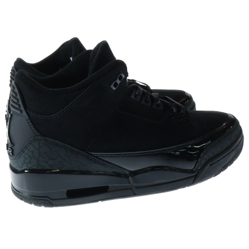 NIKE(ナイキ) AIR JORDAN 3 RETRO BLACK CAT CT8532-001 エアジョーダン3 レトロ ブラックキャット ハイカットスニーカー ブラック US8/26cm
