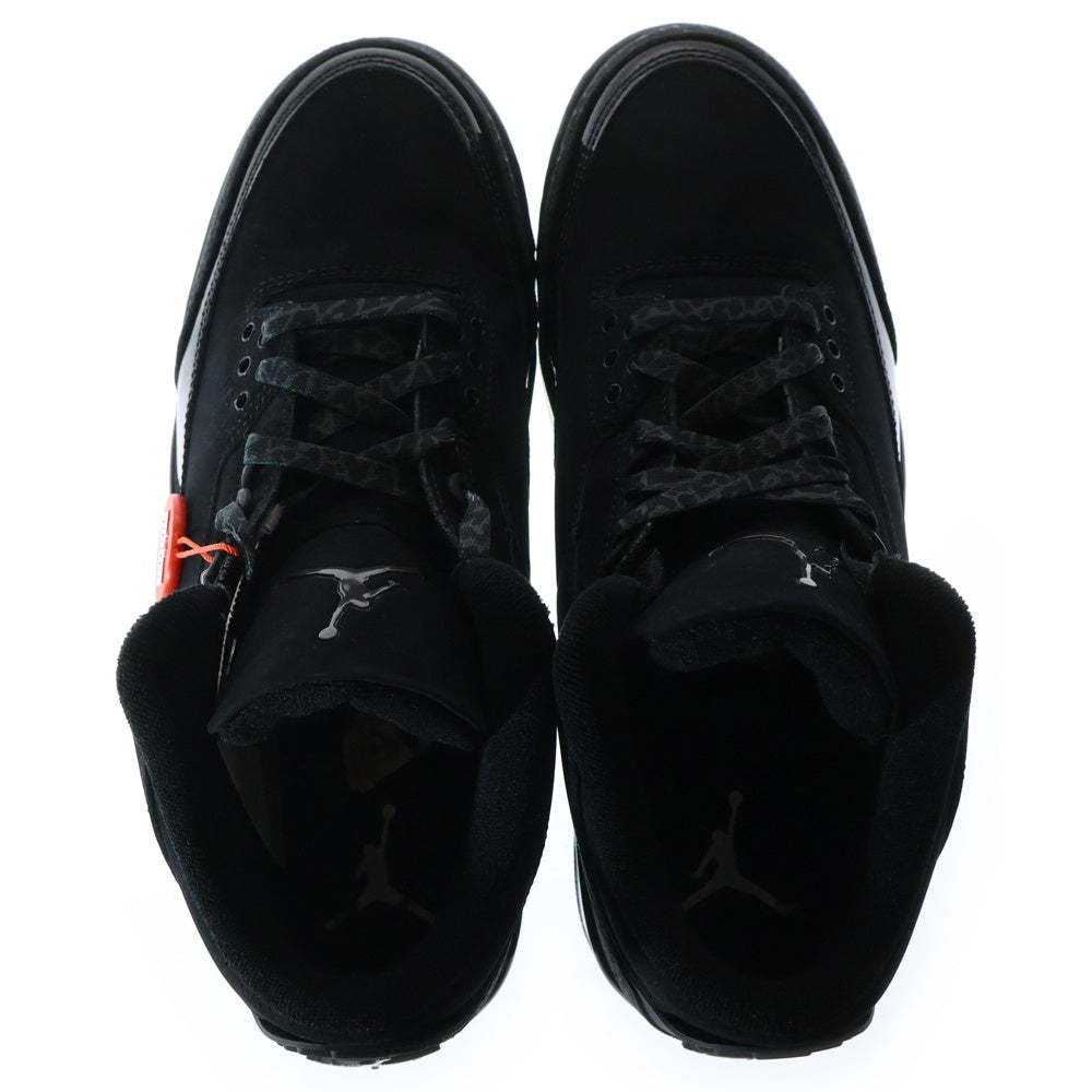 NIKE(ナイキ) AIR JORDAN 3 RETRO BLACK CAT CT8532-001 エアジョーダン3 レトロ ブラックキャット ハイカットスニーカー ブラック US8/26cm