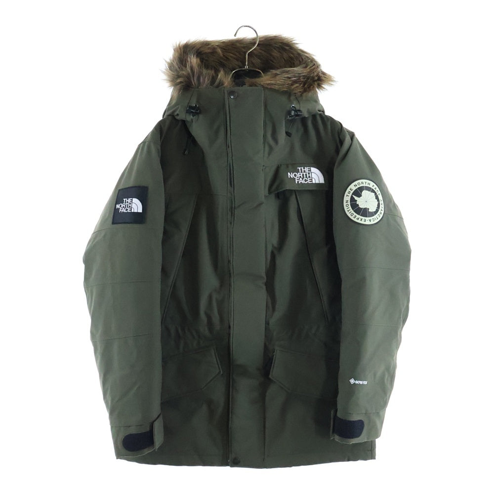 THE NORTH FACE(ザノースフェイス) ANTARCTICA PARKA GORE-TEX アンタークティカパーカ ゴアテックス ジップアップ フーデッド ダウンジャケット カーキ ND92032