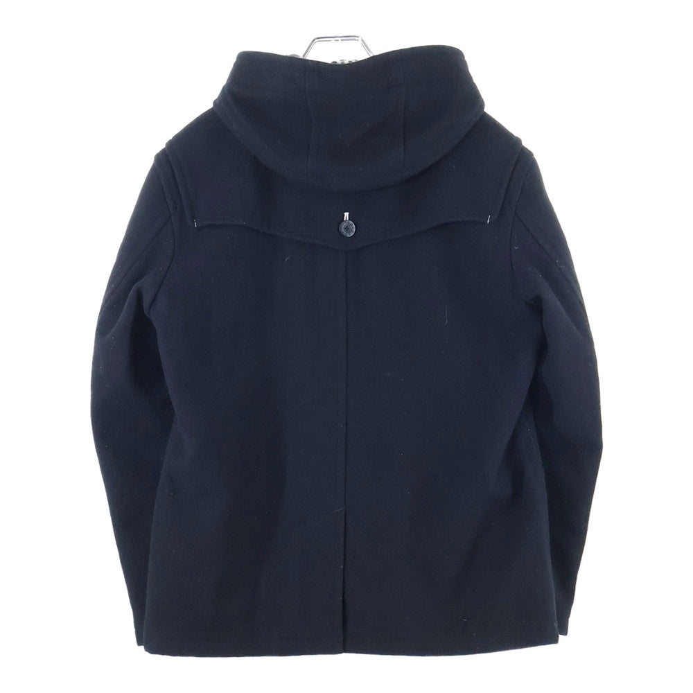 BURBERRY BLACK LABEL(バーバリー ブラックレーベル) 裏地チェック ダッフルコート ブラック BMP67-530-09