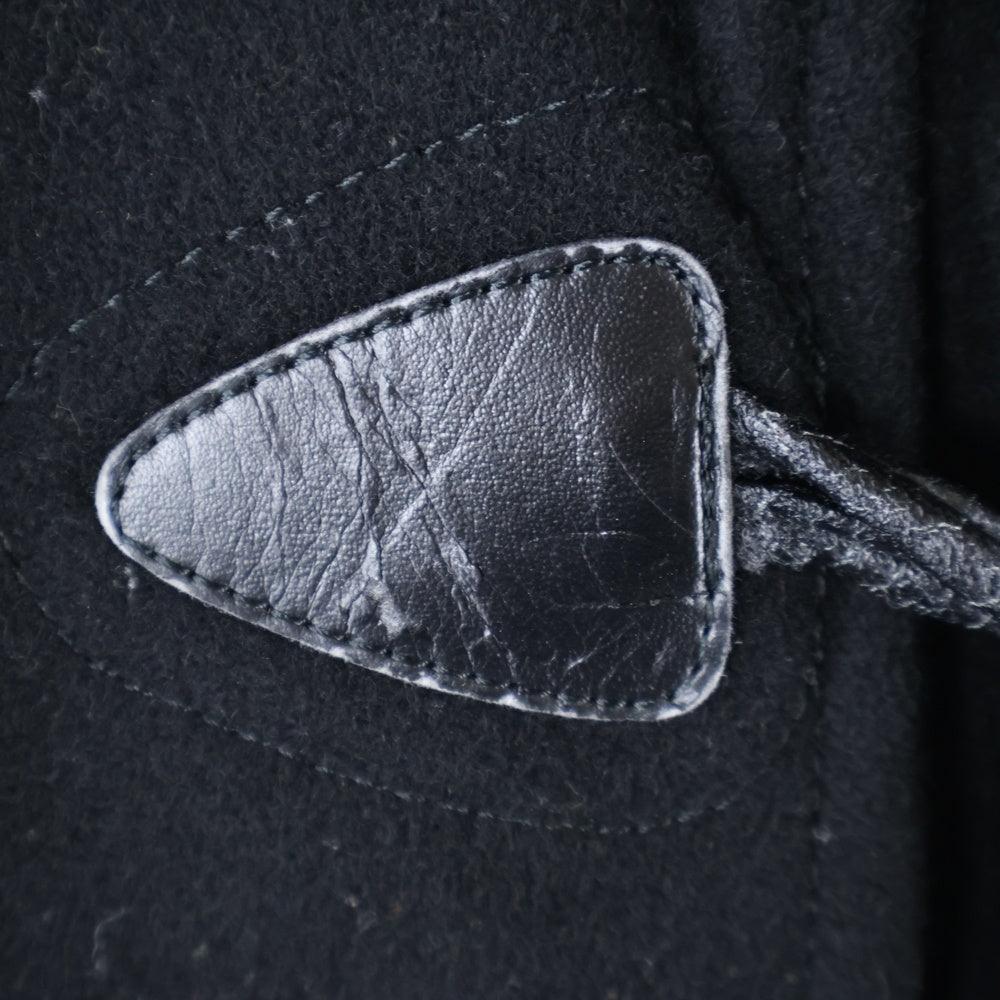 BURBERRY BLACK LABEL(バーバリー ブラックレーベル) 裏地チェック ダッフルコート ブラック BMP67-530-09