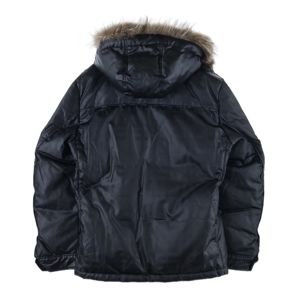 BURBERRY BLACK LABEL(バーバリー ブラックレーベル) ダウンジャケット ファーフード ブラック BMP63-733-09