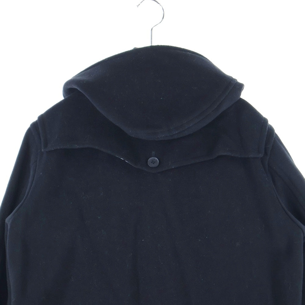 BURBERRY BLACK LABEL(バーバリー ブラックレーベル) ダッフルコート ウール 裏地チェック ブラック BMP94-720-09