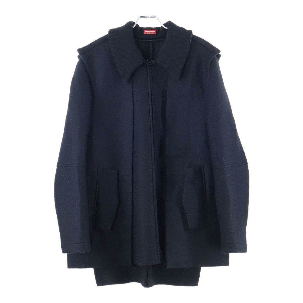UNDERCOVER(アンダーカバー) small parts ウールジップアップコート ブラック C147