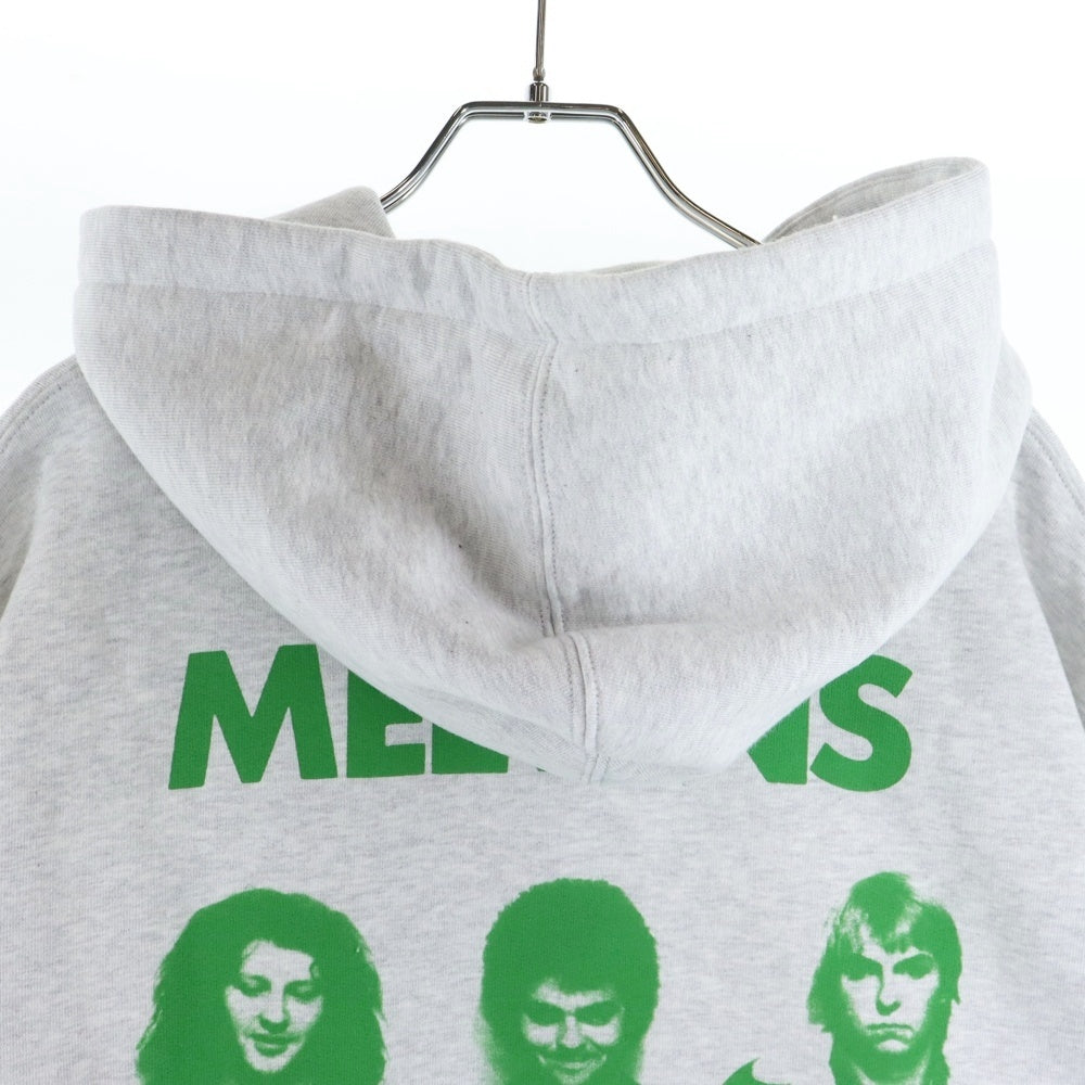 SUPREME(シュプリーム) 24SS Melvins Hooded Sweatshirt メルヴィンス プリント スウェットプルオーバーパーカー フーディー グレー