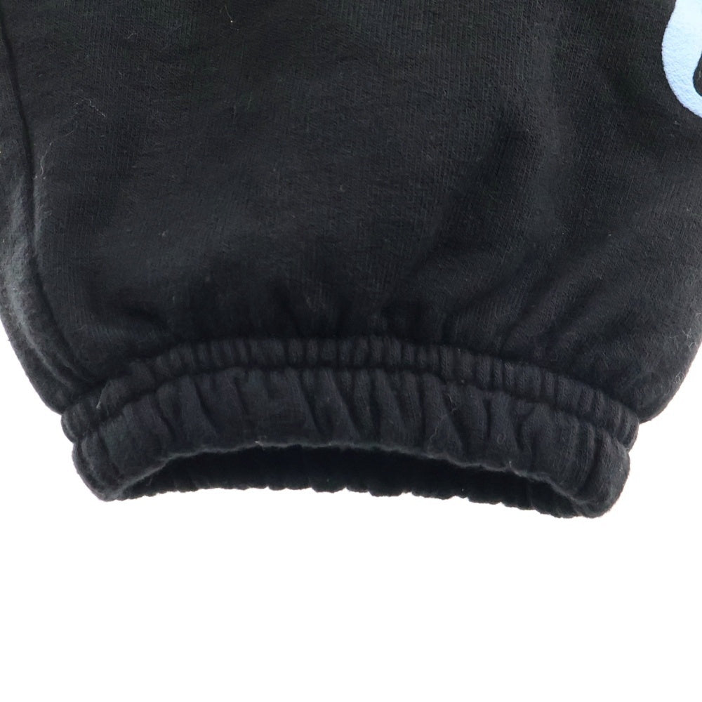 CHROME HEARTS(クロムハーツ) SWEAT PANTS サイドロゴプリントロングパンツ ブラック/ブルー