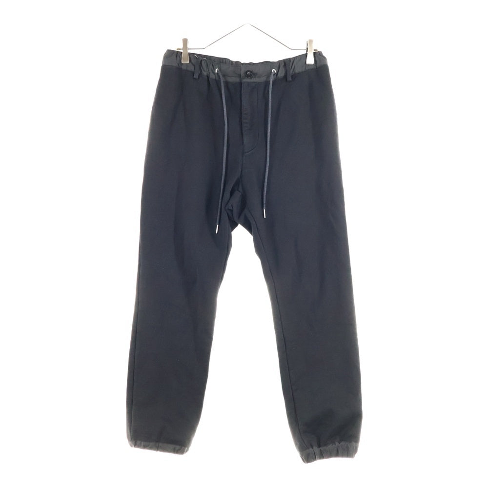 Sacai(サカイ) Sweat Jersey Pants ウエストナイロン切り替えスウェットパンツ ブラック/グレー SCM-072