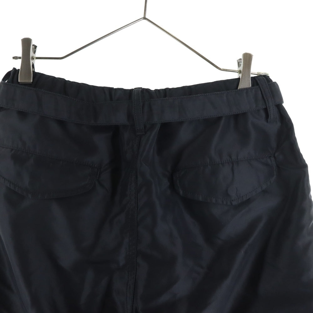 Sacai(サカイ) 24AW Nylon Twill Pants ナイロンワイドパンツ トラウザー ブラック 24-03451M