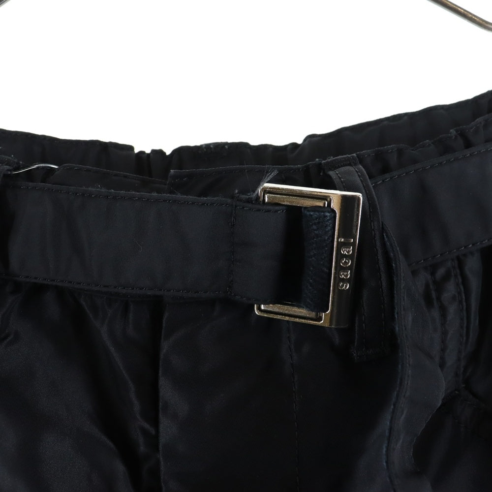 Sacai(サカイ) 24AW Nylon Twill Pants ナイロンワイドパンツ トラウザー ブラック 24-03451M