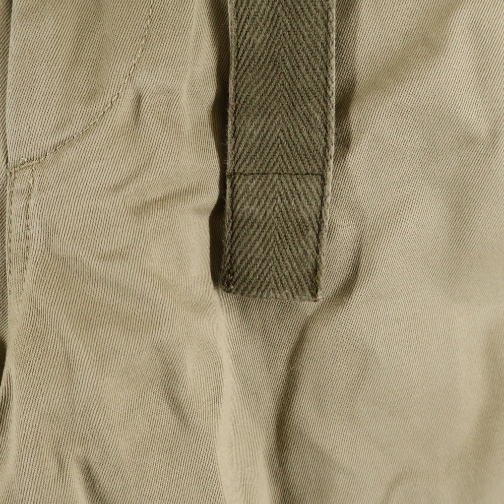 Sacai(サカイ) 25SS Cotton Chino Pants ベルテッドコットンチノパンツ ベージュ 25-03604M