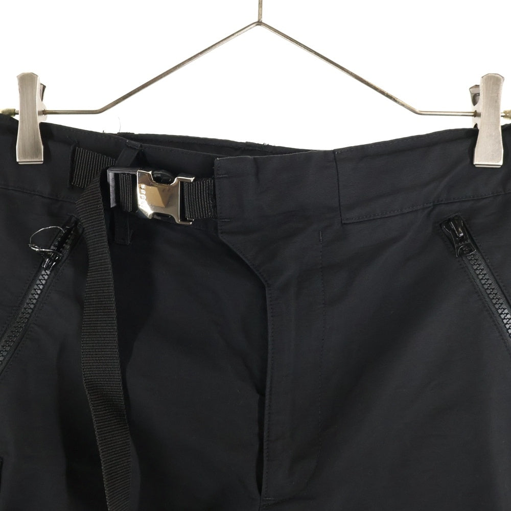 Sacai(サカイ) 22SS Nylon Twill Mix Pants ナイロンツイルミックスパンツ ブラック 22-02710M