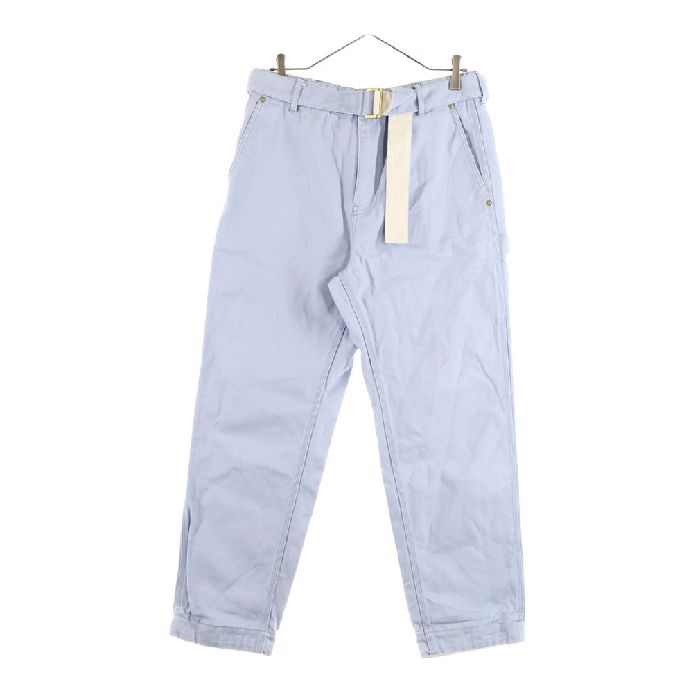 Sacai(サカイ) 23AW ×Carhartt WIP Canvas Pants カーハート キャンバスペインターパンツ ライトブルー 23-0555S