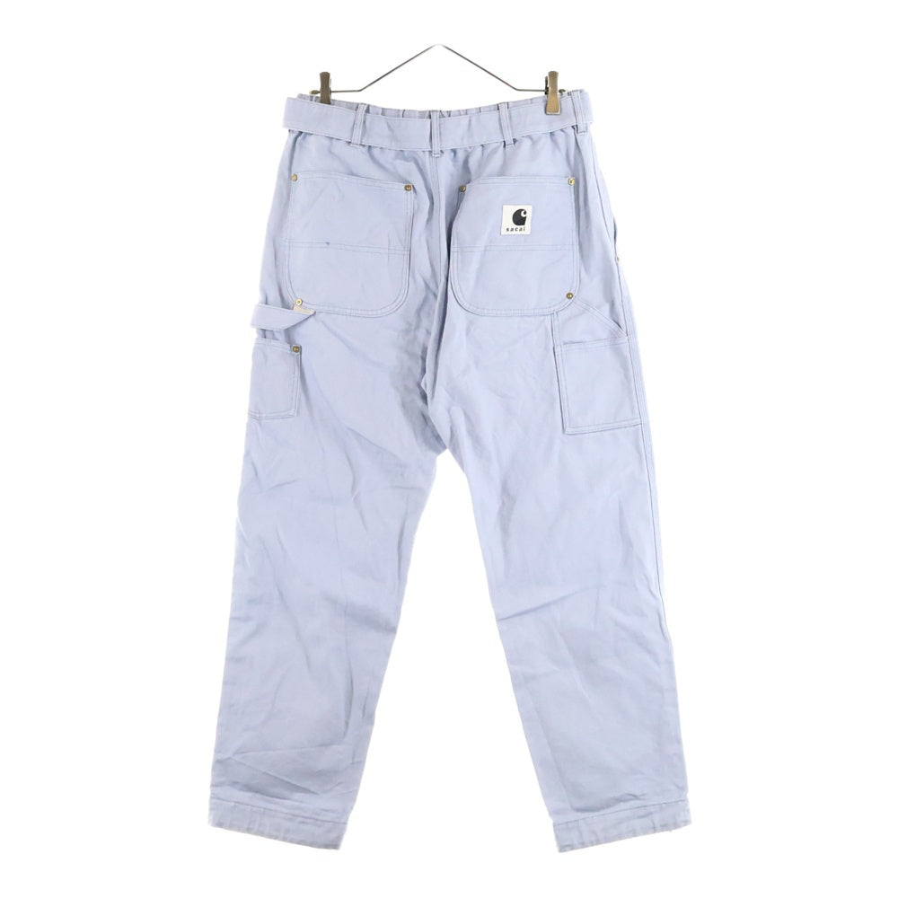 Sacai(サカイ) 23AW ×Carhartt WIP Canvas Pants カーハート キャンバスペインターパンツ ライトブルー 23-0555S