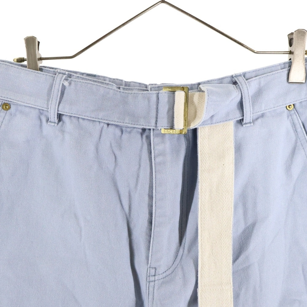 Sacai(サカイ) 23AW ×Carhartt WIP Canvas Pants カーハート キャンバスペインターパンツ ライトブルー 23-0555S