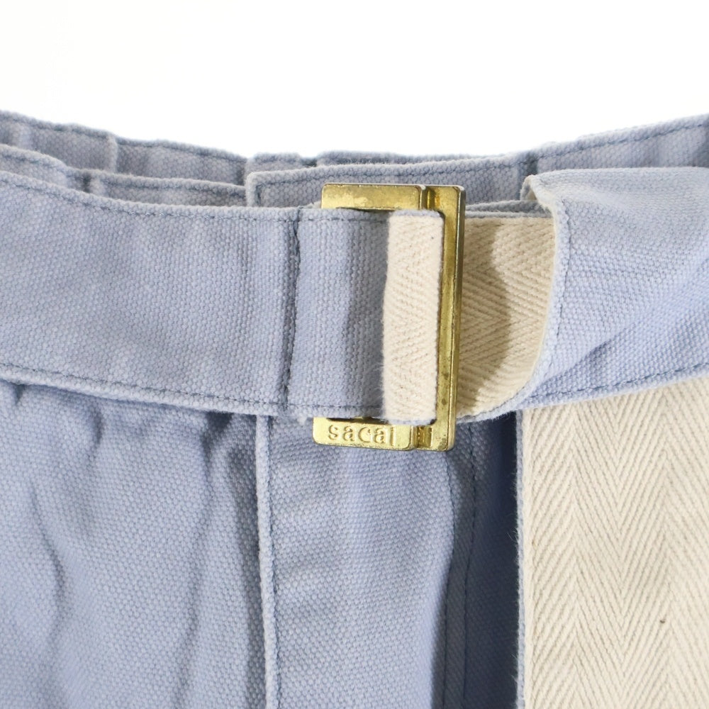 Sacai(サカイ) 23AW ×Carhartt WIP Canvas Pants カーハート キャンバスペインターパンツ ライトブルー 23-0555S