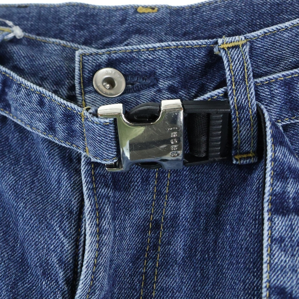 Sacai(サカイ) 23SS Boot Cut Denim Pants ベルテッド ブーツカットデニムパンツ インディゴ 23-03021M
