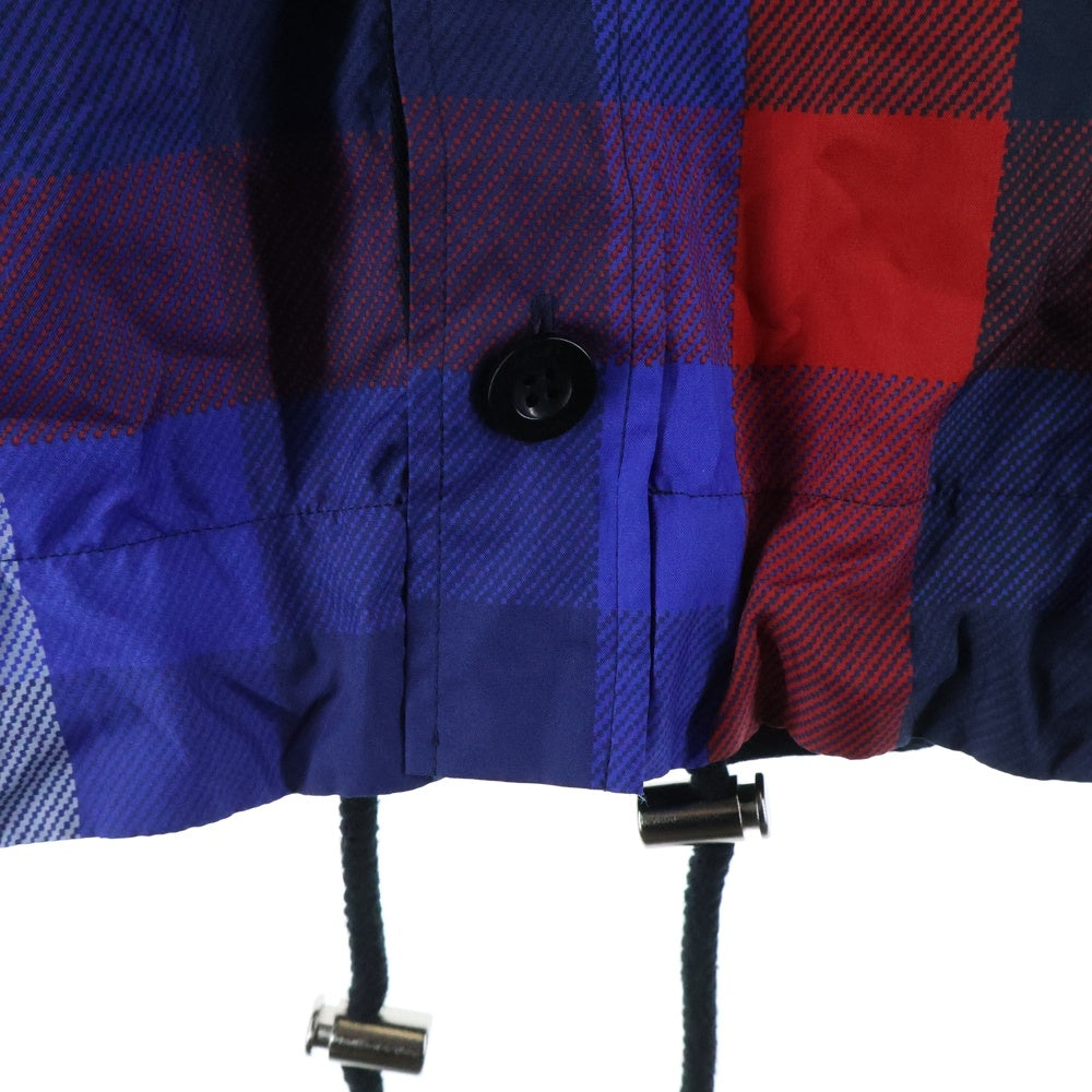 Sacai(サカイ) 22AW Plaid Layered Shirt レイヤード ダブルスリーブチェック長袖シャツ ブルー/レッド 22-02837M