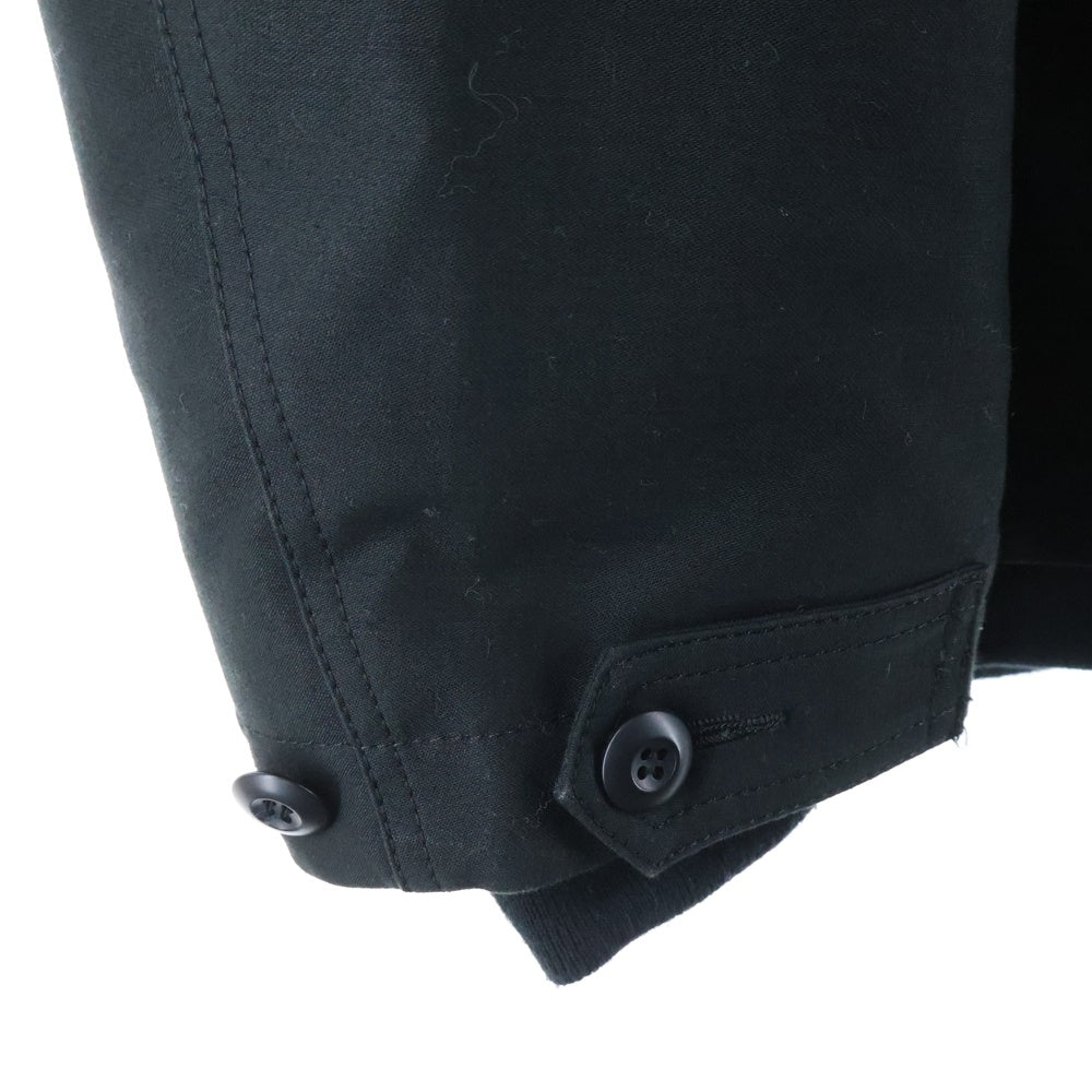 Sacai(サカイ) 25SS ×WTAPS Cotton Back Satin Jacket 02 ダブルタップス コットンバックサテンジャケット02 ミリタリージャケット ブラック 25-03694M