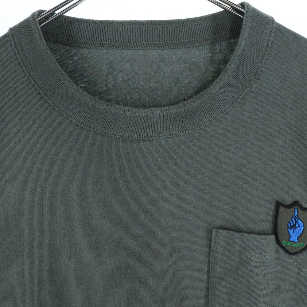 Sacai(サカイ) 24AW Gonz Patch LS T-Shirt ゴンズパッチ レイヤード長袖Tシャツ カットソー カーキ 24-0829S