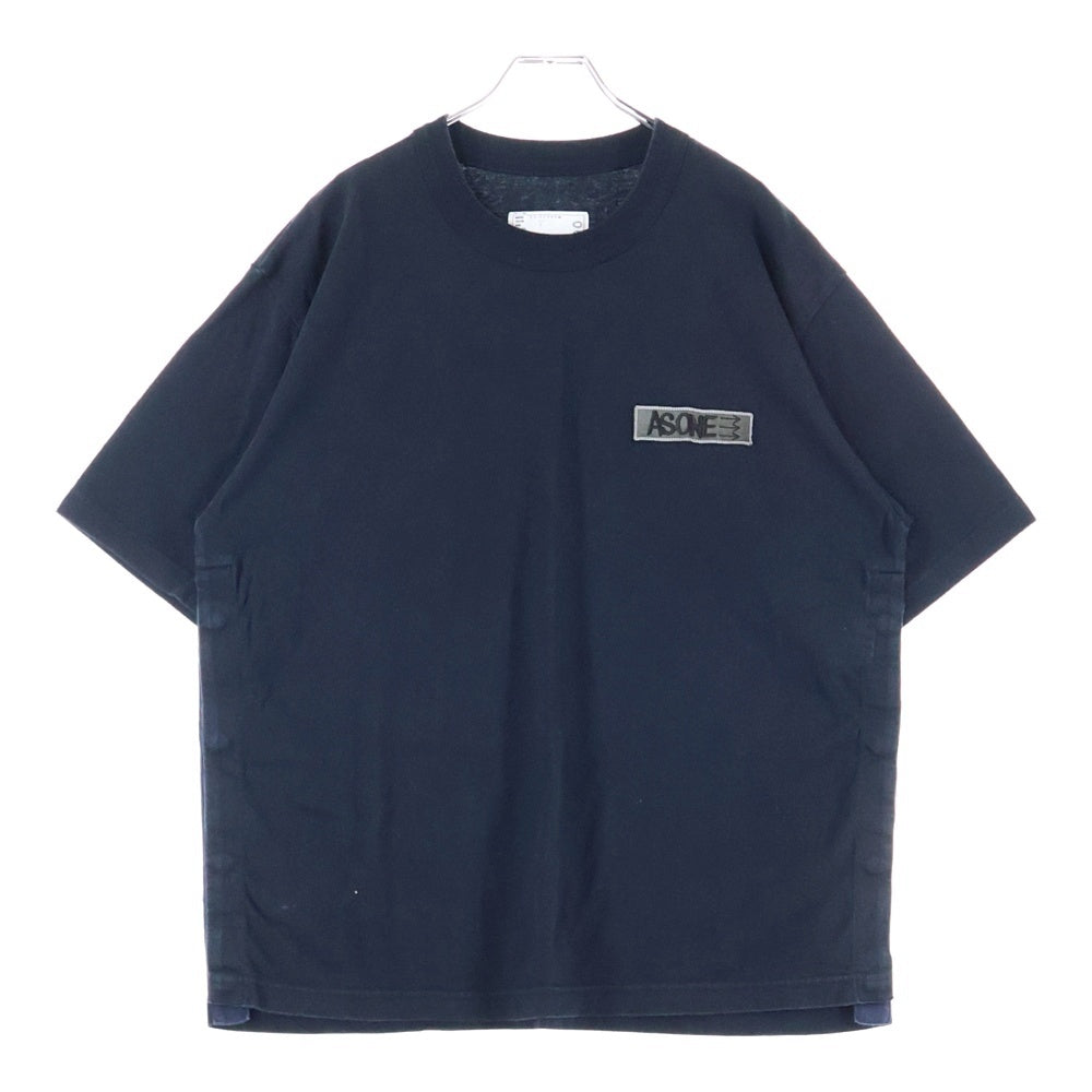 Sacai(サカイ) 23SS Eric Haze Patch T-Shirt エリックヘイズ パッチロゴ 半袖Tシャツ カットソー ブラック 23-02990M