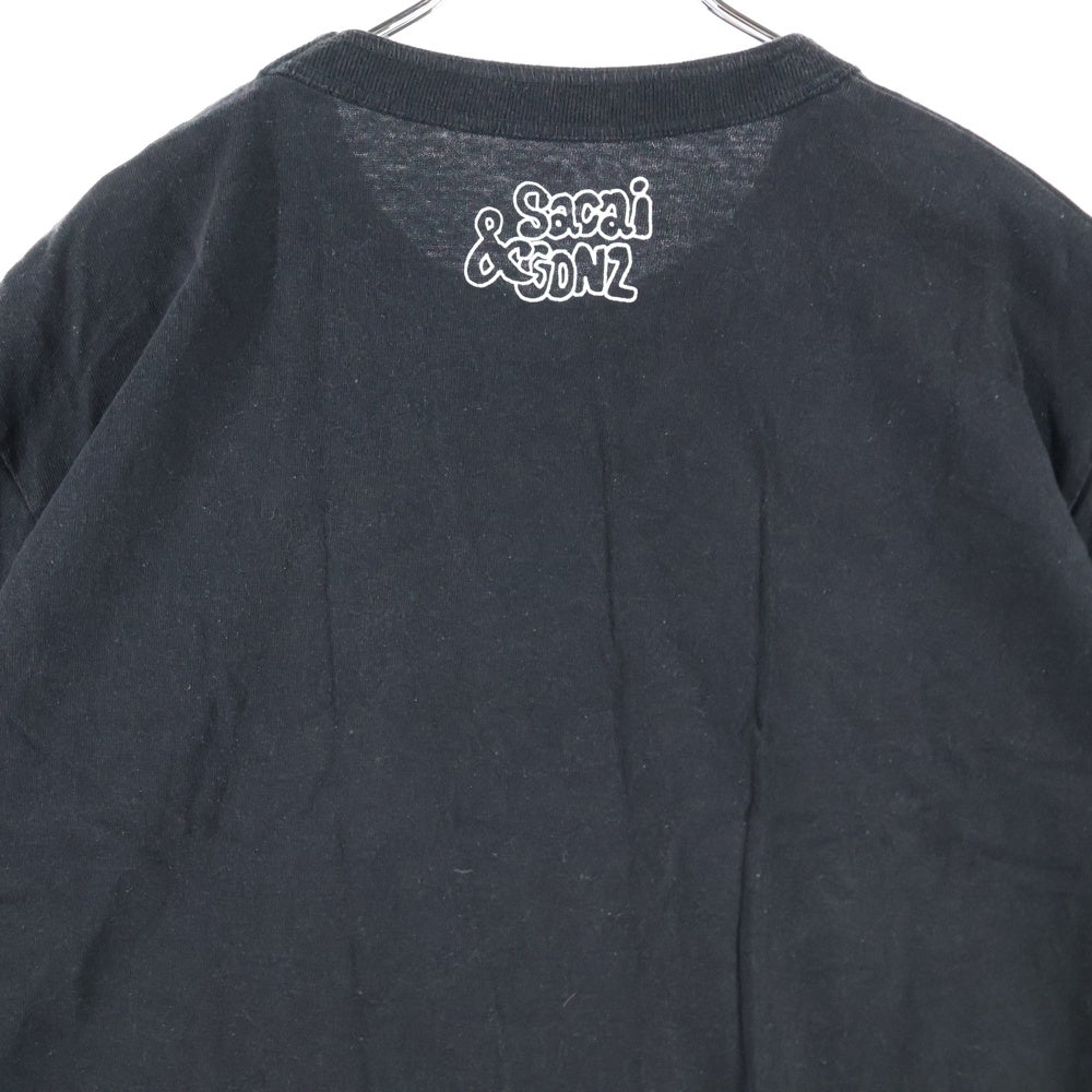 Sacai(サカイ) 24AW Gonz ONE LOVE S/S T-Shirt ゴンズ プリント半袖Tシャツ カットソー ブラック 24-0817S