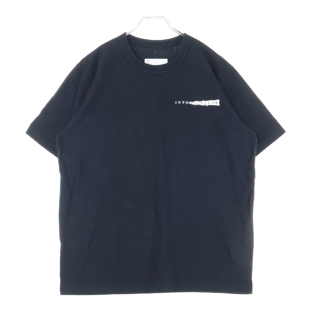 Sacai(サカイ) 23AW INTERSTELLAR T-Shirt インターステラー プリント半袖Tシャツ カットソー ブラック 23-0580S