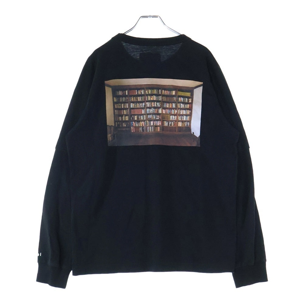 Sacai(サカイ) 23AW INTERSTELLAR L/S インターステラー レイヤード長袖Tシャツ カットソー ブラック 23-0576S