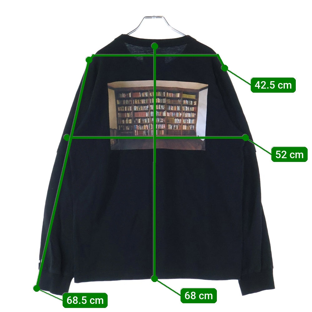 Sacai(サカイ) 23AW INTERSTELLAR L/S インターステラー レイヤード長袖Tシャツ カットソー ブラック 23-0576S