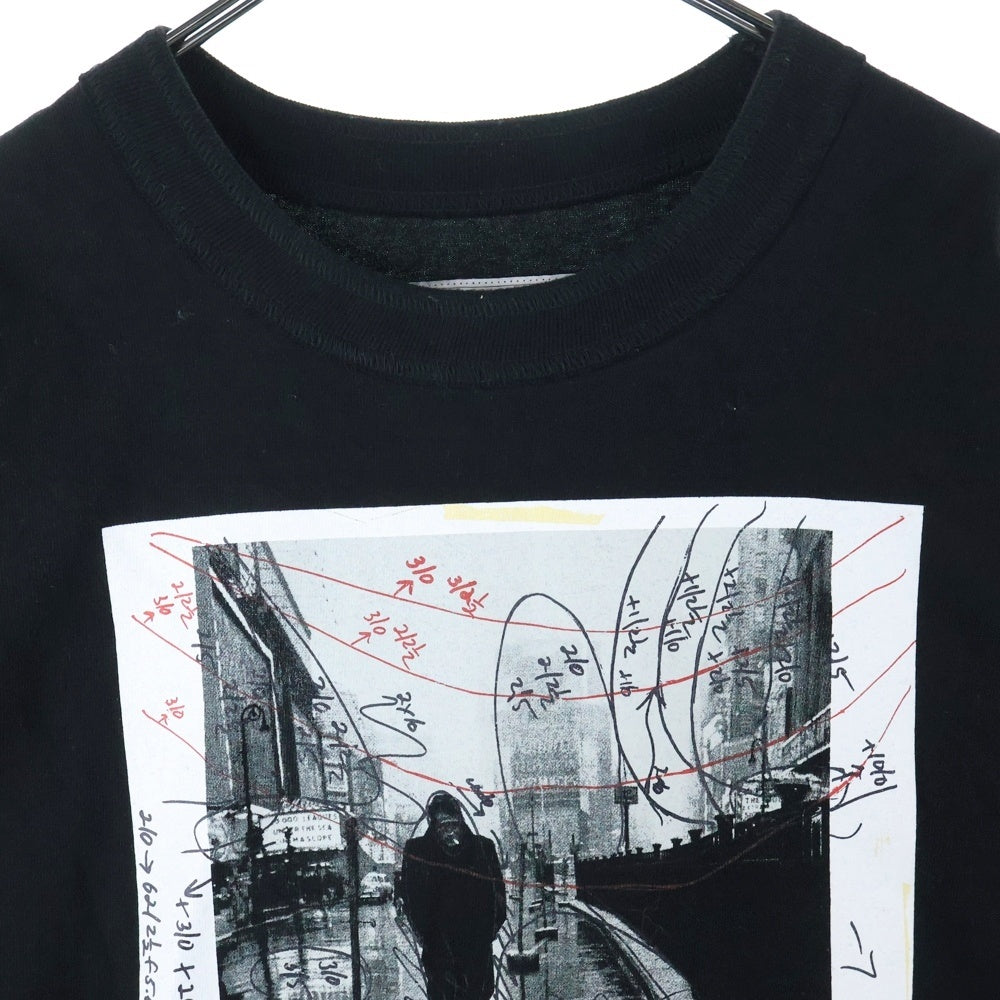 Sacai(サカイ) 25SS James Dean T-Shirt ジェームズディーン プリントロゴ 半袖Tシャツ カットソー ブラック 25-0919S