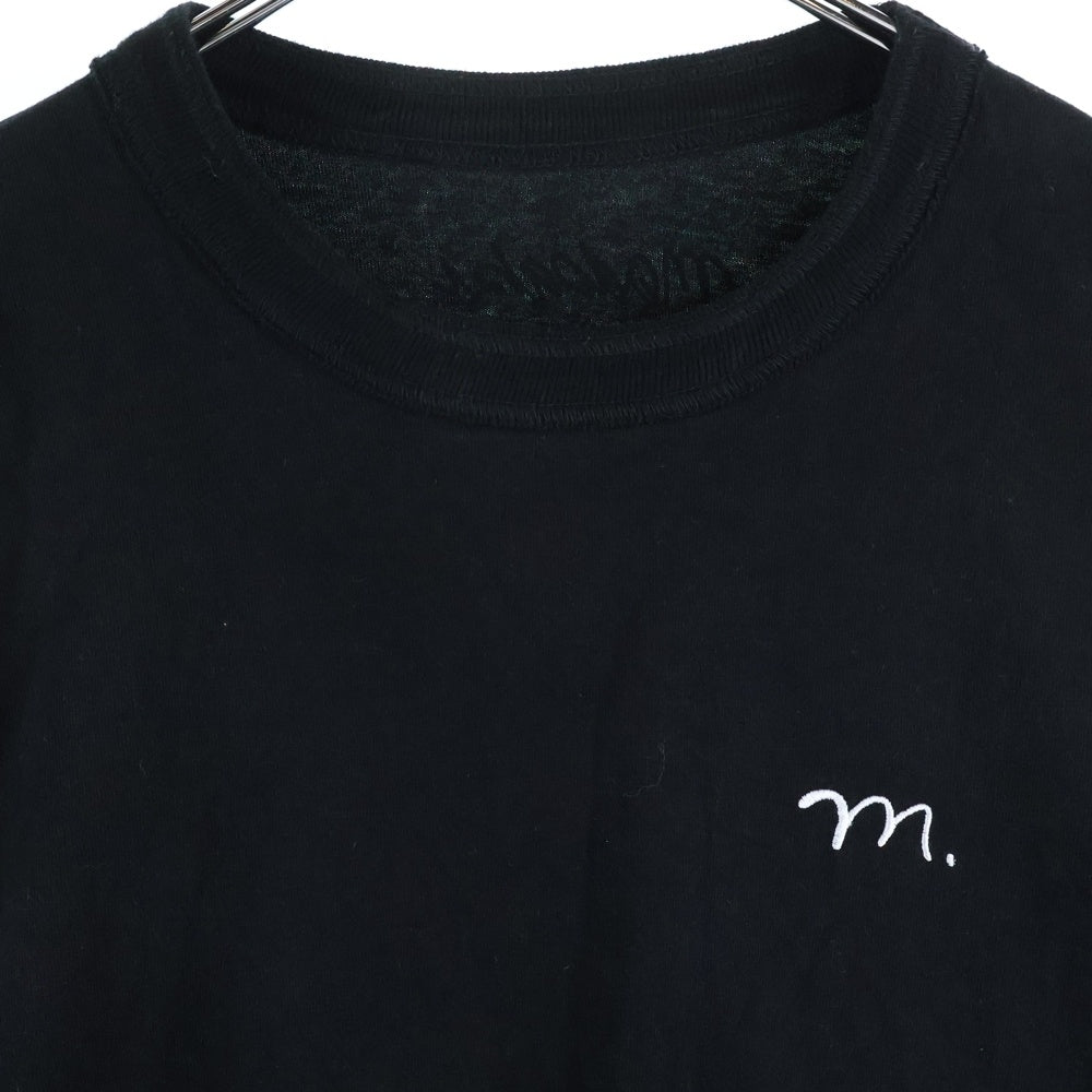Sacai(サカイ) 22AW MADSAKI L/S T-Shirt マッドサキ レイヤード長袖Tシャツ カットソー ブラック 22-0407S