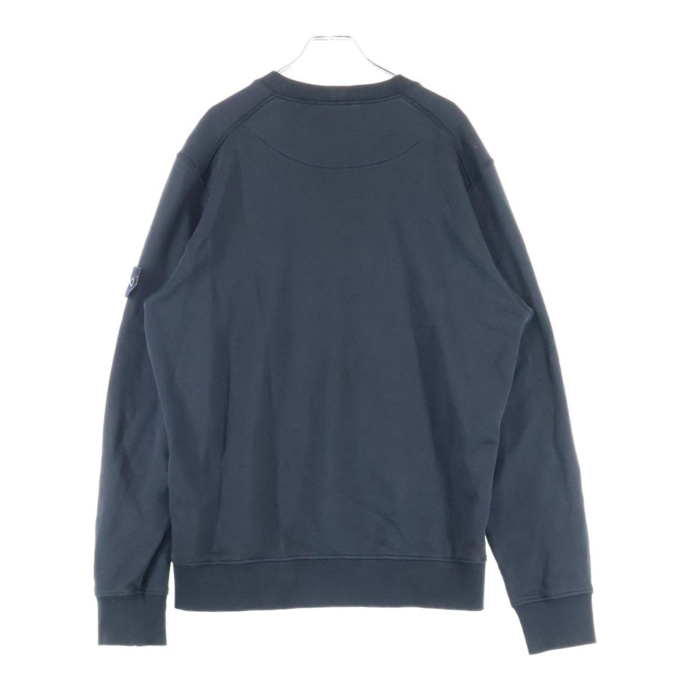 STONE ISLAND(ストーンアイランド) 24SS コットン クルーネック スウェットシャツ ネイビー 801563051