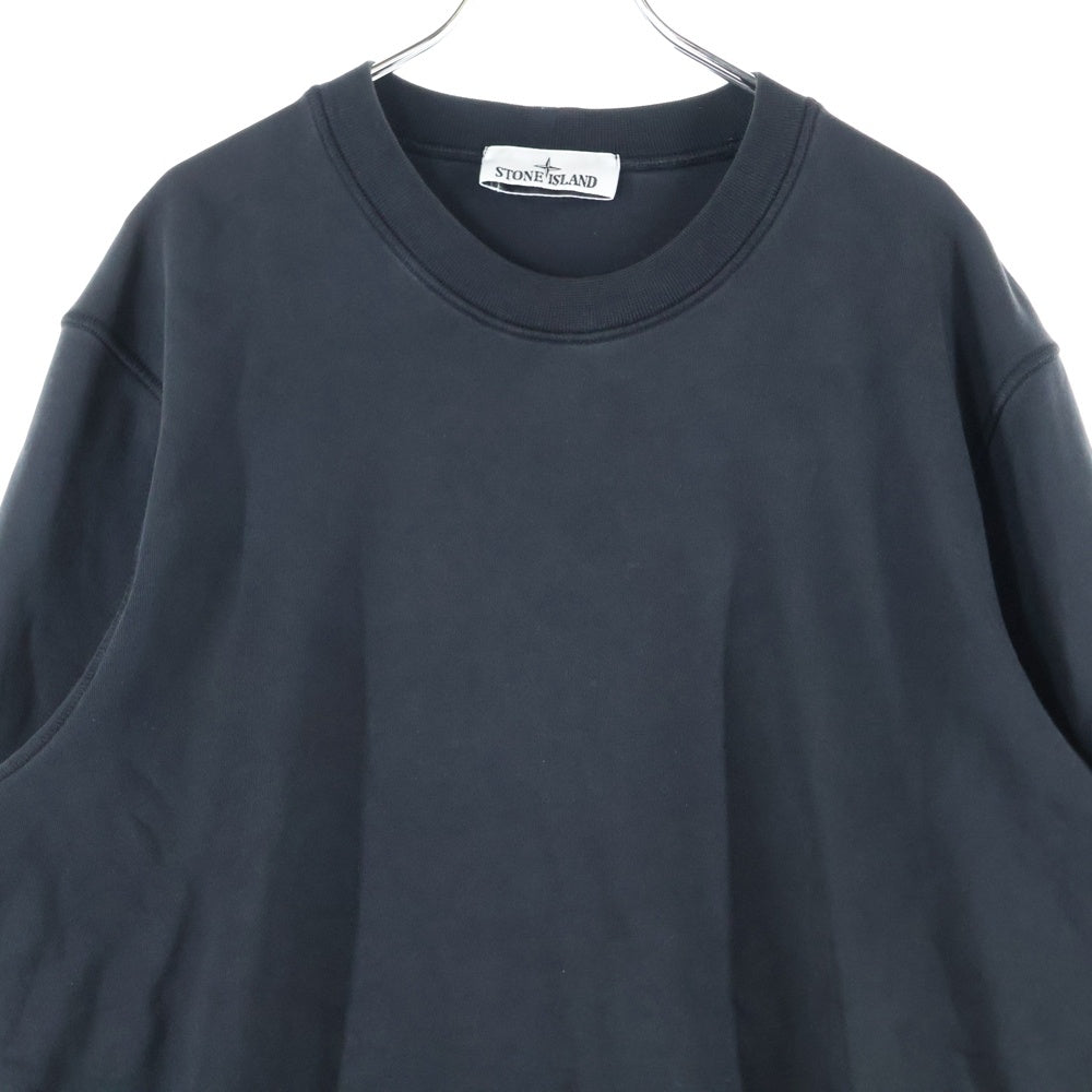 STONE ISLAND(ストーンアイランド) 24SS コットン クルーネック スウェットシャツ ネイビー 801563051
