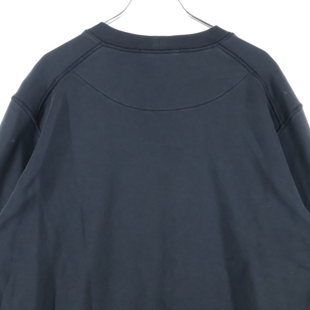 STONE ISLAND(ストーンアイランド) 24SS コットン クルーネック スウェットシャツ ネイビー 801563051