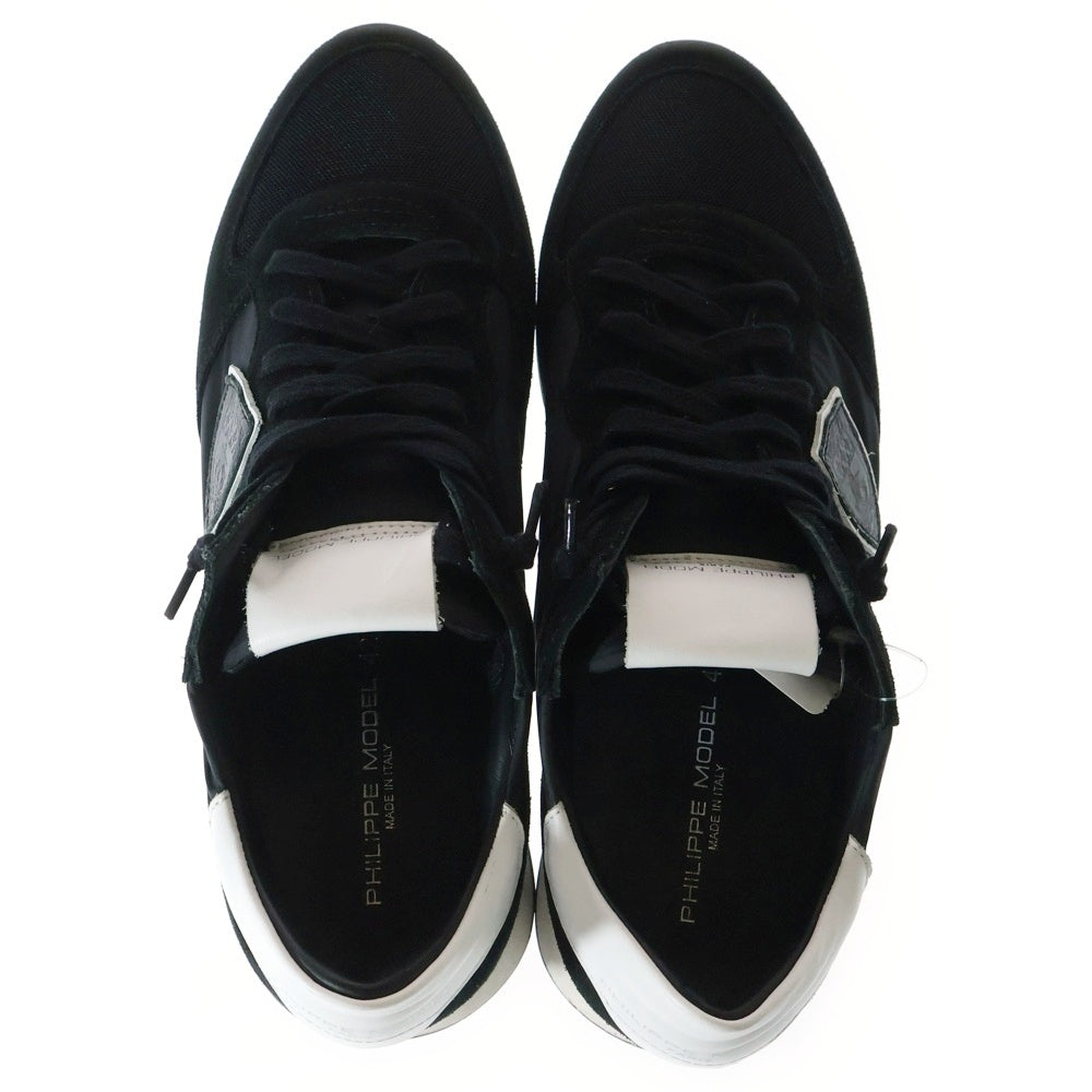 PHILIPPE MODEL(フィリップモデル) TROPEZ X BASIC トロぺ エックス ベーシック ローカットスニーカー ブラック TZLU2109